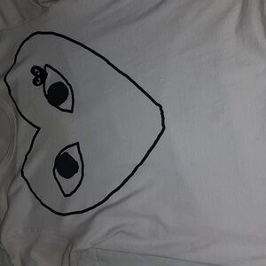 Tee shirt cdg play comme des garçon